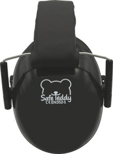SafeTeddy Słuchawki ochronne nauszniki wygłuszające dzieci 3lata+ czarny SafeTeddy 6