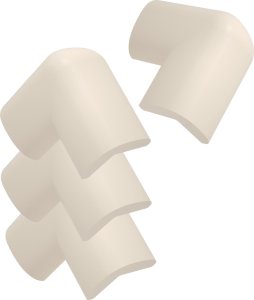 SafeTeddy Zabezpieczenie piankowe osłona na narożniki rogi mebli 3M 4szt SafeTeddy 2