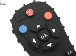 SafeTeddy Gryzak silikonowy pilot TV kontroler ząbkowanie sensoryczny 0+ SafeTeddy 8