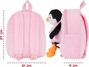Perletti PERLETTI Mini backpack with removable plush Peggie penguin, 13078 2