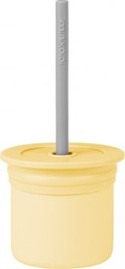 MINIKOIOI MINIKOIOI mini cup SIP+SNACK 2in1, 6m+, Mellow Yellow/Powder Grey, 101260006 1