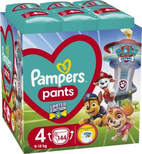 Pampers Pieluchy Pants Paw Patrol 4, 9-15 kg, 144 szt. 1
