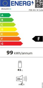 Lodówka Philco REFRIGERATOR PSB 401 EW PHIL 3