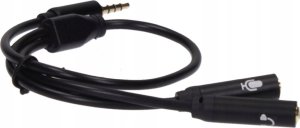 Kabel TB Jack 3.5mm - Jack 3.5mm 0.3m czarny 5