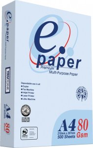 Papier ksero E-PAPER, uniwersalny, A4, klasa C, 145CIE, 500ark. 1