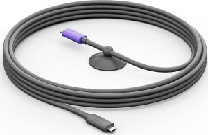 Kabel USB Logitech Logitech 952-000195 kabel USB USB 3.2 Gen 2 (3.1 Gen 2) 5 m USB C Grafitowy, Fioletowy 1