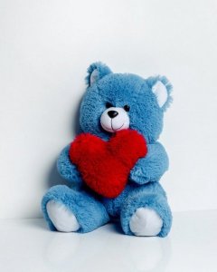 Go Gift Miś FRANK 50cm niebieski 1