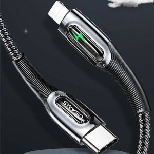 Kabel USB Usams USB-C - Lightning 1.2 m Zielony (Usa001059) 11