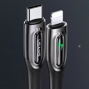 Kabel USB Usams USB-C - Lightning 1.2 m Zielony (Usa001059) 24