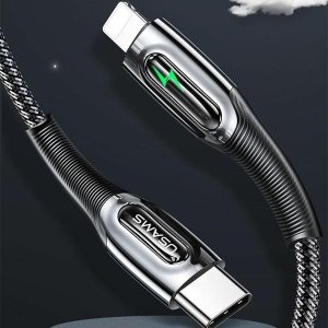 Kabel USB Usams USB-C - Lightning 1.2 m Zielony (Usa001059) 29
