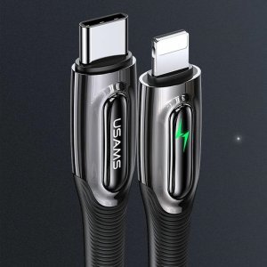 Kabel USB Usams USB-C - Lightning 1.2 m Zielony (Usa001059) 6