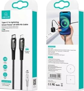 Kabel USB Usams USB-C - Lightning 1.2 m Czarny (Usa001058) 26