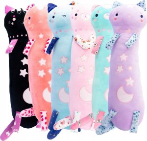 Nice Maskotka Momomi Kot świecący w ciemności niebieski 60 cm 5