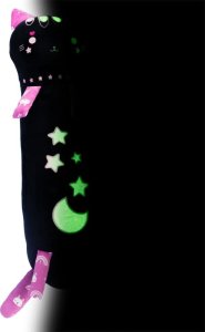 Nice Maskotka Momomi Kot świecący w ciemności czarny 60 cm 3