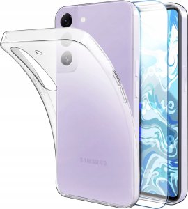 Hello Case Etui Do Samsung Galaxy S22 (Przezroczyste, Silikonowe, Ochronne)   Szkło 9H 1