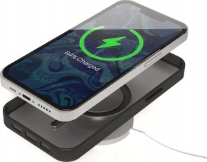 Hello Case Etui Magsafe Do Apple iPhone 12 / 12 Pro (Czarne Matowe, Wzmacniane)  Szkło 3