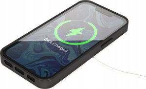 Hello Case Etui Magsafe Do Apple iPhone 12 / 12 Pro (Czarne Matowe, Wzmacniane)  Szkło 4