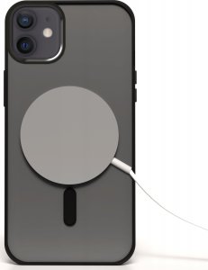 Hello Case Etui Magsafe Do Apple iPhone 12 / 12 Pro (Czarne Matowe, Wzmacniane)  Szkło 7