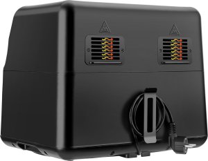 Frytkownica beztłuszczowa Tectake Frytownica beztłuszczowa Samurai, 2 komory gotowania, 7 programów, 2400 W - czarny 10