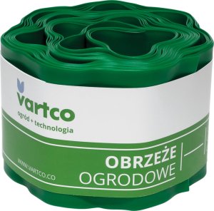 Agaplast Obrzeże ogrodowe faliste 10cm x9m Vartco zielone 1