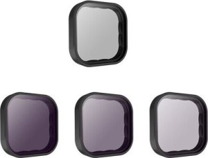 Filtr Telesin Set profesional 4 filtre marca Telesin pentru camera camera GoPro Hero 10 CPL, ND8, ND16, ND32 1