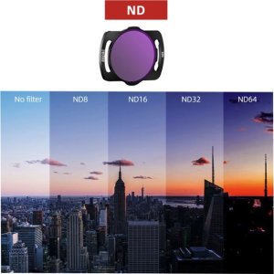 BRDRC FILTR SZARY ND8 + ND16 + ND32 + ND64 + CPL + UV DJI AVATA / O3 AIR UNIT 4