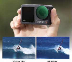 BRDRC FILTR POLARYZACYJNY CPL ULTRA HD 8K NANO-X DO DJI OSMO ACTION 4 2