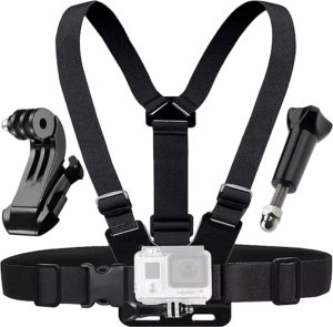 BRDRC SZELKI UCHWYT CHEST MOUNT DO GOPRO HERO 12 11 10 9 8 7 6 5 4 DJI POCKET HERO OSMO ACTION SJCAM SJ4000 1