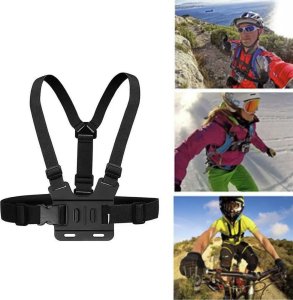 BRDRC SZELKI UCHWYT CHEST MOUNT DO GOPRO HERO 12 11 10 9 8 7 6 5 4 DJI POCKET HERO OSMO ACTION SJCAM SJ4000 3