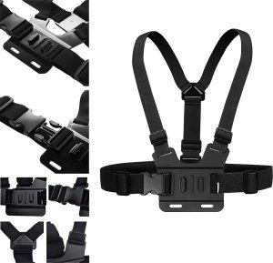 BRDRC SZELKI UCHWYT CHEST MOUNT DO GOPRO HERO 12 11 10 9 8 7 6 5 4 DJI POCKET HERO OSMO ACTION SJCAM SJ4000 4