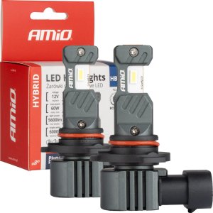 AMiO Żarówki samochodowe led seria hybrid hb4 9006 6000k canbus 60w amio-04118 1