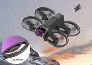 BRDRC FILTR SZARY ND8 + ND16 + ND32 + ND64 + POLARYZACYJNY CPL + ULTRAFIOLETOWY UV DO DJI AVATA 2 12