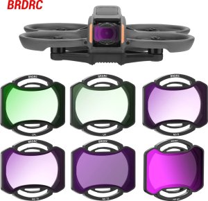 BRDRC FILTR SZARY ND8 + ND16 + ND32 + ND64 + POLARYZACYJNY CPL + ULTRAFIOLETOWY UV DO DJI AVATA 2 2