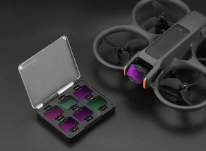 BRDRC FILTR SZARY ND8 + ND16 + ND32 + ND64 + POLARYZACYJNY CPL + ULTRAFIOLETOWY UV DO DJI AVATA 2 6