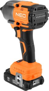 Klucz udarowy Neo Tools Klucz udarowy bezszczotkowy 18V, 850Nm, Energy+, bez akumulatora 04-608 7