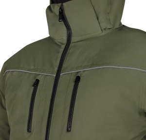 Kurtka męska Neo Tools Kurtka ocieplana z kapturem OUTDOOR, zielona, rozmiar XXXL 6