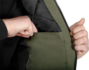 Kurtka męska Neo Tools Kurtka ocieplana z kapturem OUTDOOR, zielona, rozmiar XXXL 10