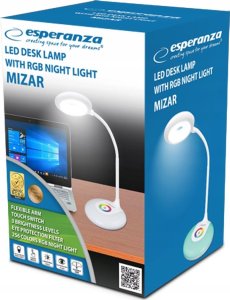 Lampka biurkowa Esperanza biała 4