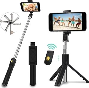 Selfie stick ATL ST15 Kijek do selfie tripod statyw pilot 1