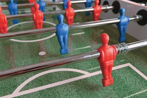 Garlando Stół piłkarzyki 145 x 110 x 87 cm teleskopowe pręty F100 Garlando 7