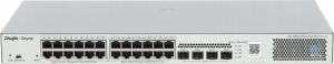 Switch Reyee Zarządzalny Switch | L2 | 24 porty 1Gbit + 4 porty Uplink SFP 1Gbit | 24 porty PoE/PoE+ (370W max) | Rack 2