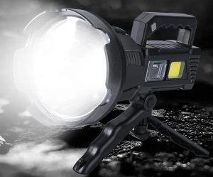 Latarka Bailong Latarka szperacz statyw dioda cree led xhp50 cob Latarka szperacz statyw dioda cree led xhp50 cob 8