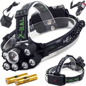 Latarka czołowa Bailong Latarka czołowa bailong cree xm-l t6 7 x led uv Latarka czołowa bailong cree xm-l t6 7 x led uv 1