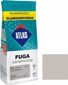 ATLAS Fuga ceramiczna Atlas 2 kg jasno szara 2