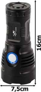 Latarka Bailong Latarka taktyczna bailong cree cob led xhp90 mocna Latarka taktyczna bailong cree cob led xhp90 mocna 5