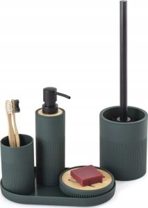 AWD Interior Kubek na szczoteczki i pastę łazienkowy butelkowa zieleń 300 ml 3