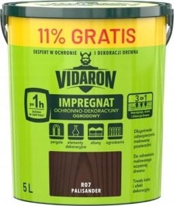 VIDARON Vidaron impregnat ochronno-dekoracyjny 5L ogrodowy palisander 1