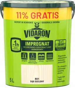 VIDARON Vidaron impregnat ochronno-dekoracyjny 5L ogrodowy dąb bielony 1