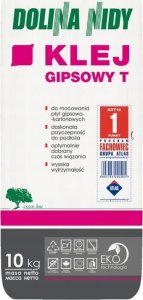 ATLAS Dolina Nidy Klej gipsowy T 10 kg do mocowania płyt G-K 1
