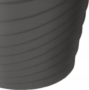 Galicja Osłonka plastikowa dekoracyjna antracyt Swing 18x16,8 cm 2